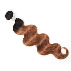Sulmy 3 Bundles With Frontal Closure 1b #30 Ombre body wave Brazilian Hair Weave | SULMY.
