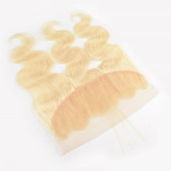 613 Bundles With Frontal Honey Blonde Human Hair Weave With Frontal Body Wave | SULMY.