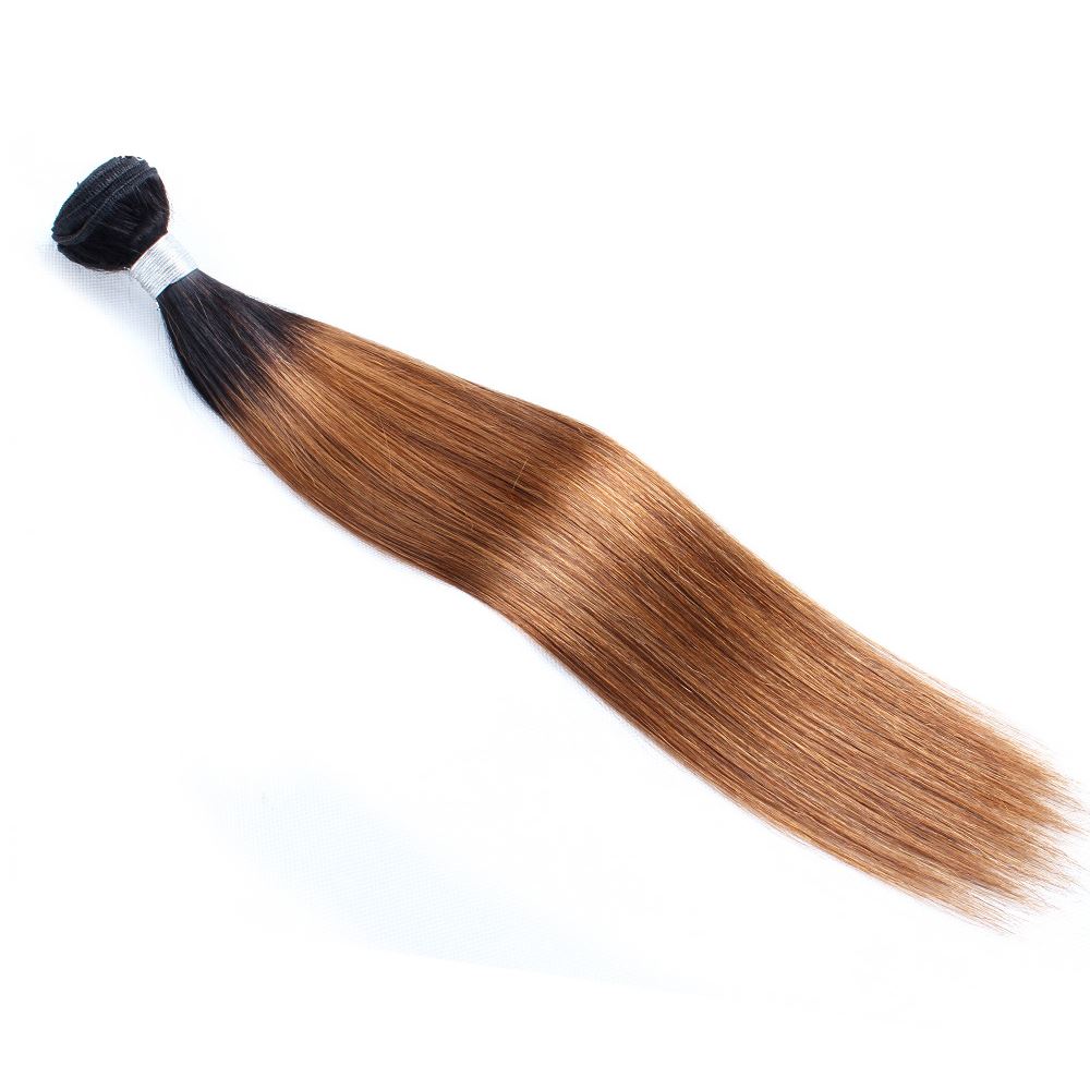 Sulmy 1 Bundle 1b/#30 Two Tone Colored straight Ombre Brazilian Human Hair Weave | SULMY.