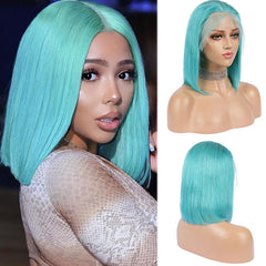 Colored Bob Wigs Human Hair Lace Wigs 180% Denstity Pre-plucked SULMY | SULMY.