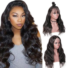 360 Lace Wig Pre-plucked Human Hair Brazilian Lace Frontal Wig -Body Wave SULMY | SULMY.