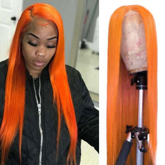 Dyed Human Hair Wigs Pre Colored Lace Front Wigs | SULMY.