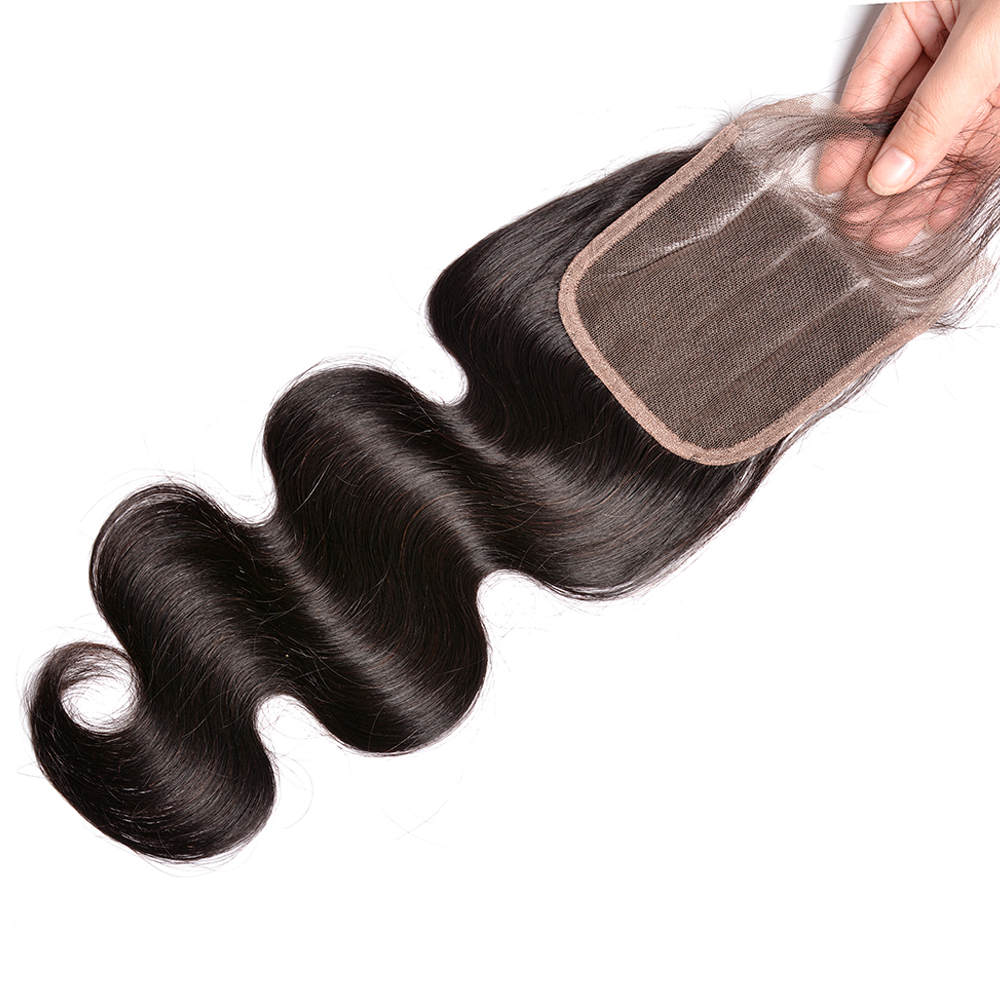 Bundles with Closure Body Wave Brazilian Virgin Human Hair Weave Bundles 3+1 | SULMY.