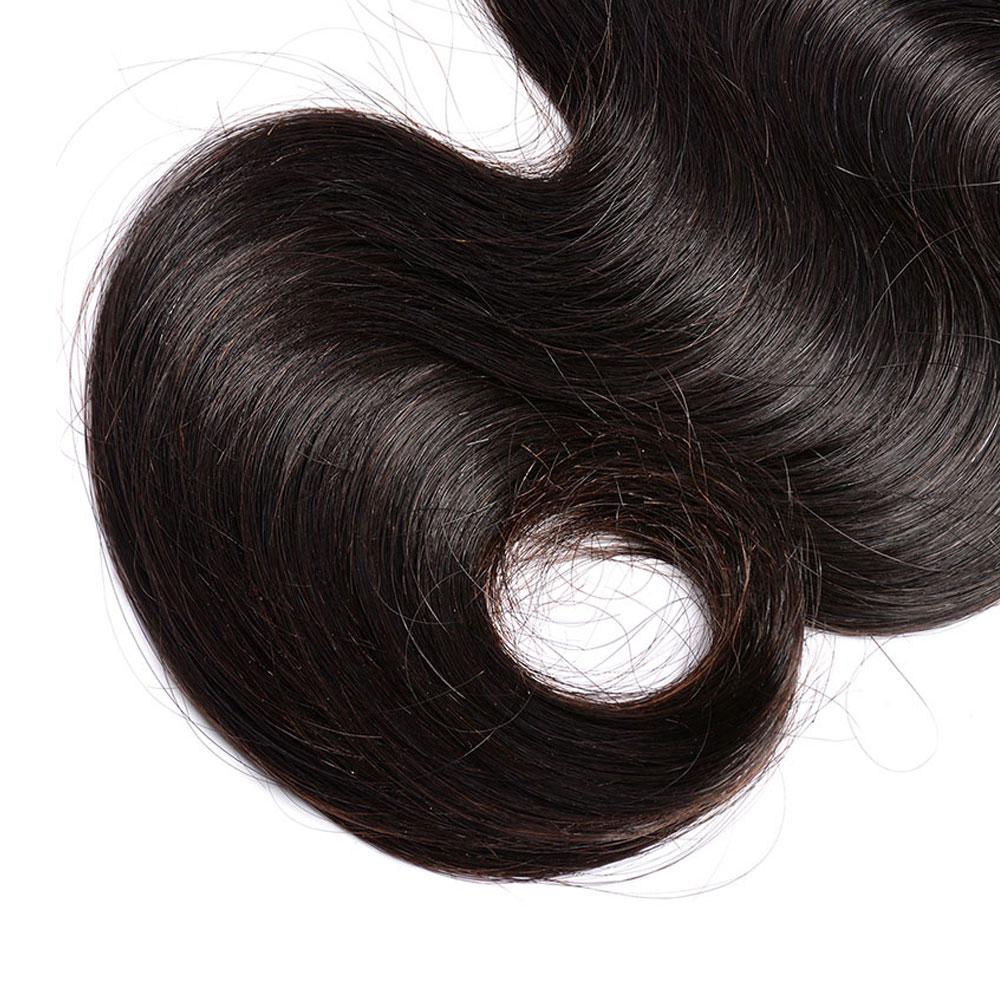 Bundles with Closure Body Wave Brazilian Virgin Human Hair Weave Bundles 3+1 | SULMY.