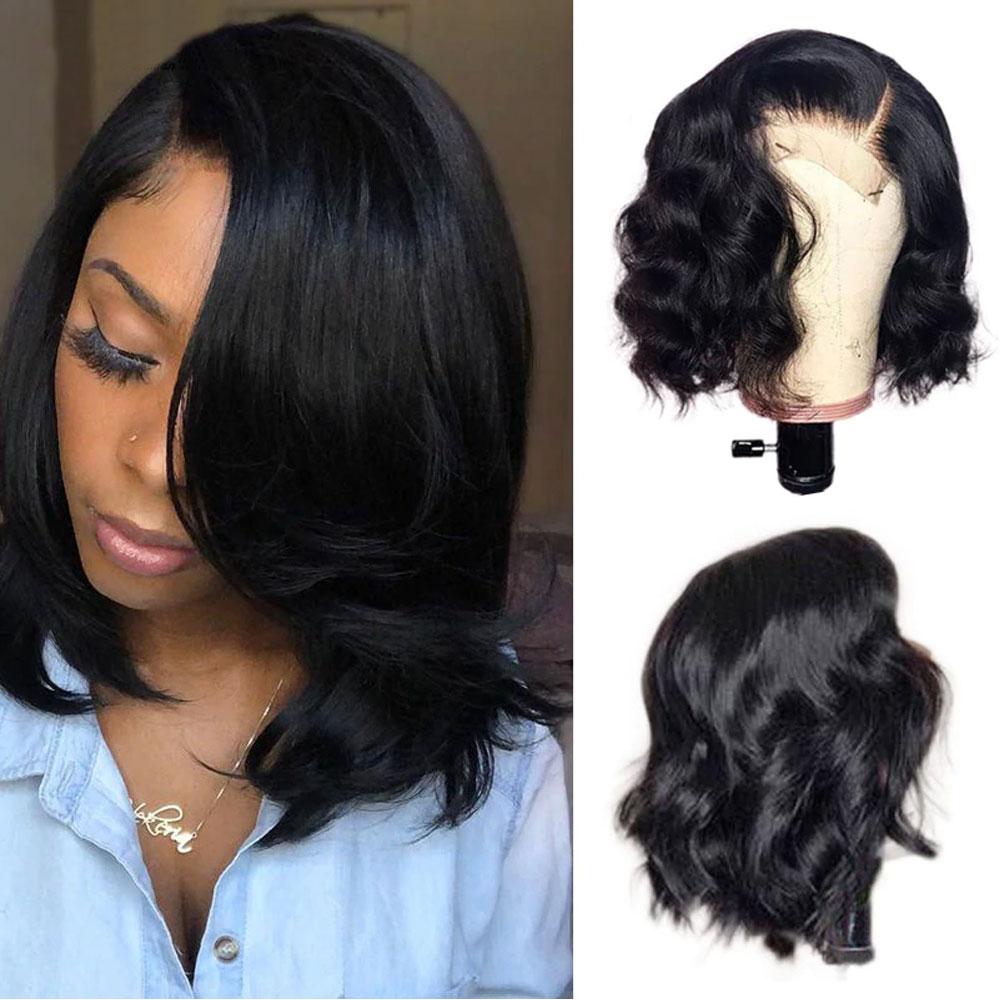 SULMY Lace Front Bob Wigs Human Hair Short Frontal Wigs -Body Wave | SULMY.
