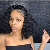 SULMY Lace Front Bob Wigs Human Hair Short Frontal Curly Wigs -Jerry Curls | SULMY.
