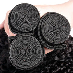 3 Bundles Deal Curly Brazilian Virgin Human Hair Weave Bundles | SULMY.