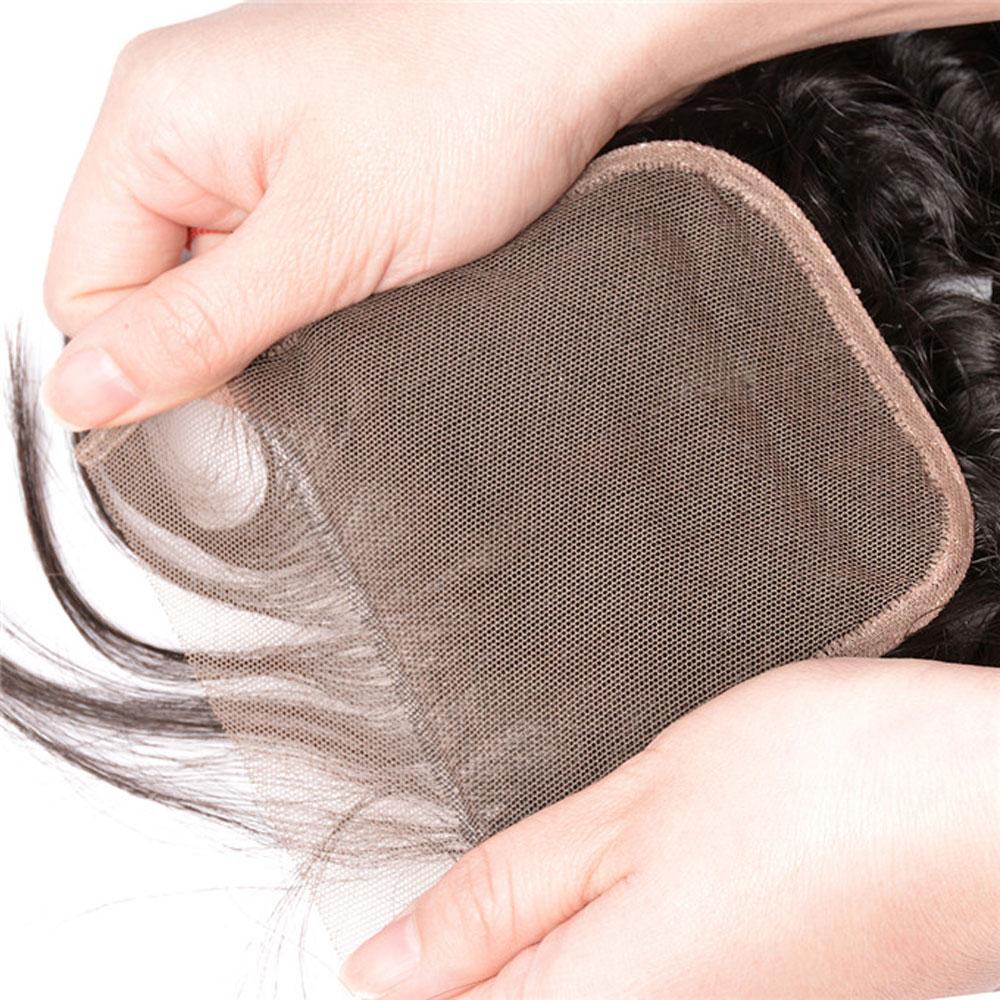 Bundles with Closure Deep Wave Brazilian Virgin Human Hair Weave Bundles 3+1 | SULMY.