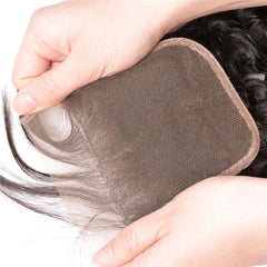 Bundles with Closure Deep Wave Brazilian Virgin Human Hair Weave Bundles 3+1 | SULMY.