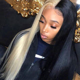 Colored Human Hair Wigs Dyed Transparent Lace Front Wig | SULMY.