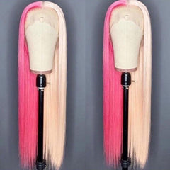 Colored Human Hair Wigs Dyed Transparent Lace Front Wig | SULMY.