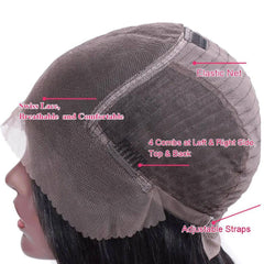 Lace Front Human Hair Wigs 13x4 Lace Wig Body Wave, Pre-plucked, 180% Density-SULMY | SULMY.