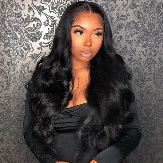 SULMY HD Lace Front Wig 100% Human Hair Silky body Wave