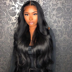 SULMY HD Lace Front Wig 100% Human Hair Silky body Wave