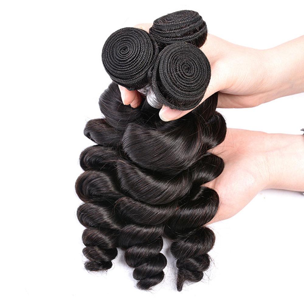 1 Bundle Brazilian Virgin Human Hair Weave Bundles Loose Wave | SULMY.