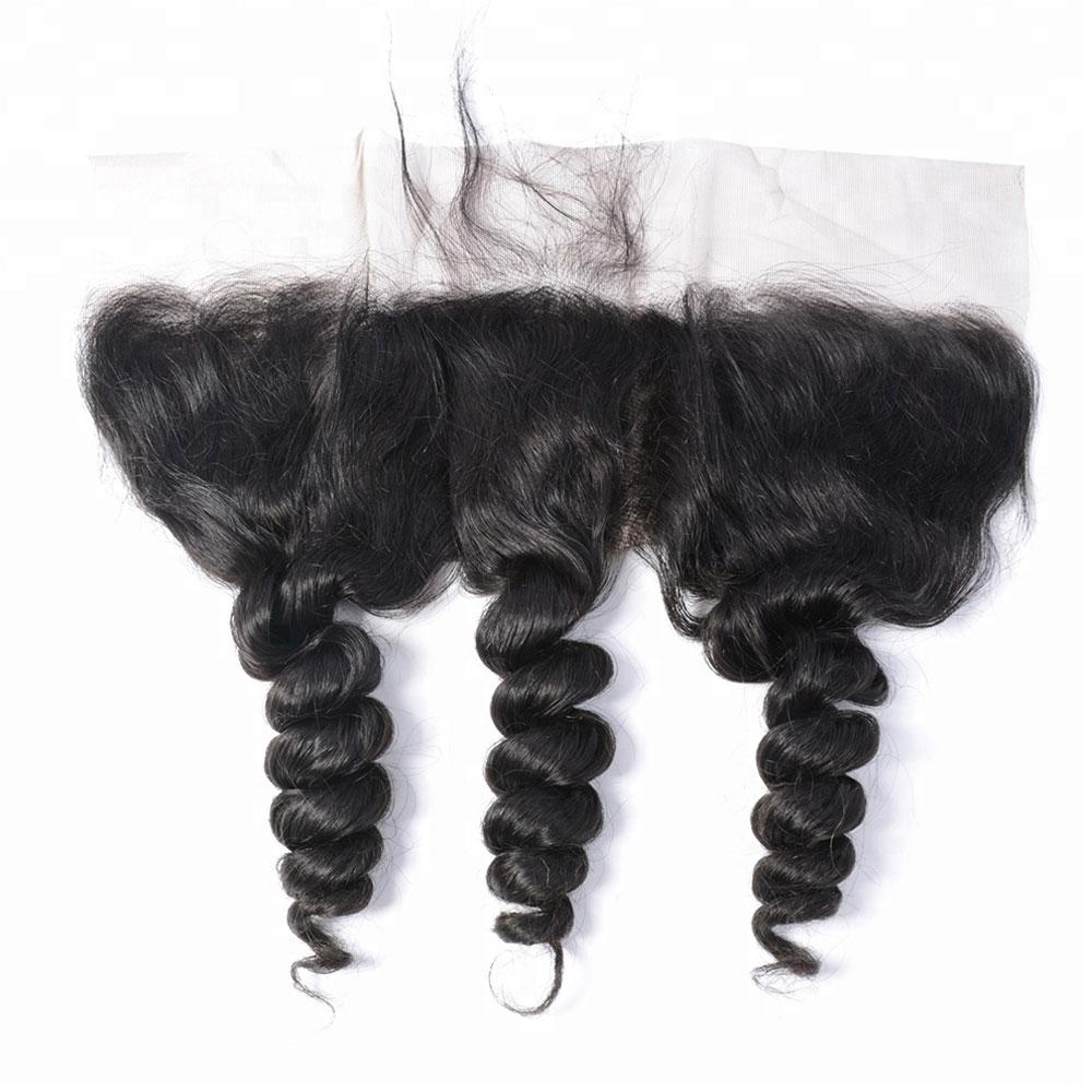 Bundles with Frontal Loose Wave Brazilian Virgin Human Hair Weave Bundles 3+1 | SULMY.