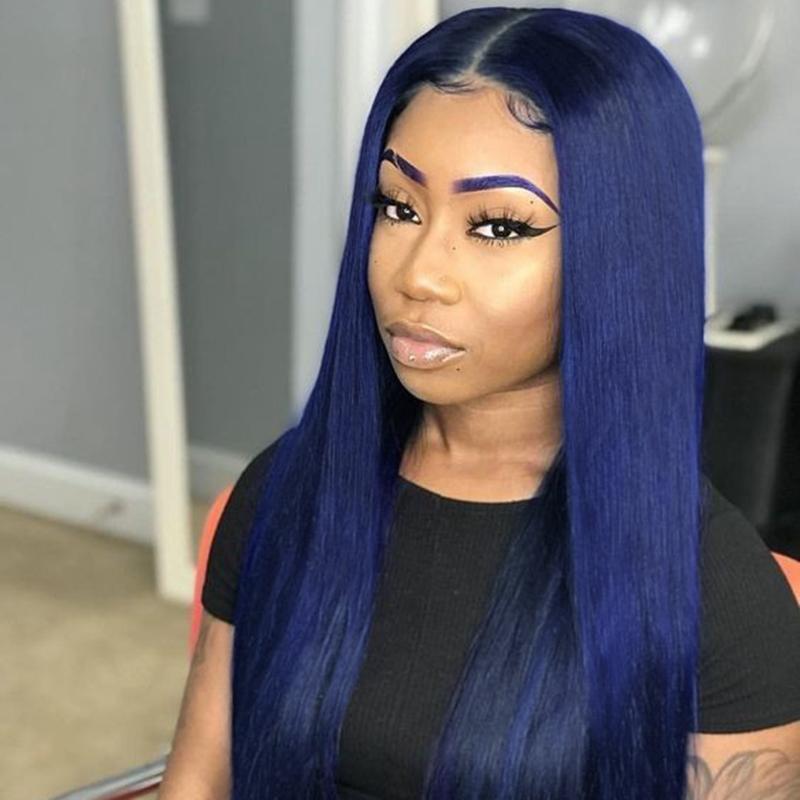 Dark deals blue wig
