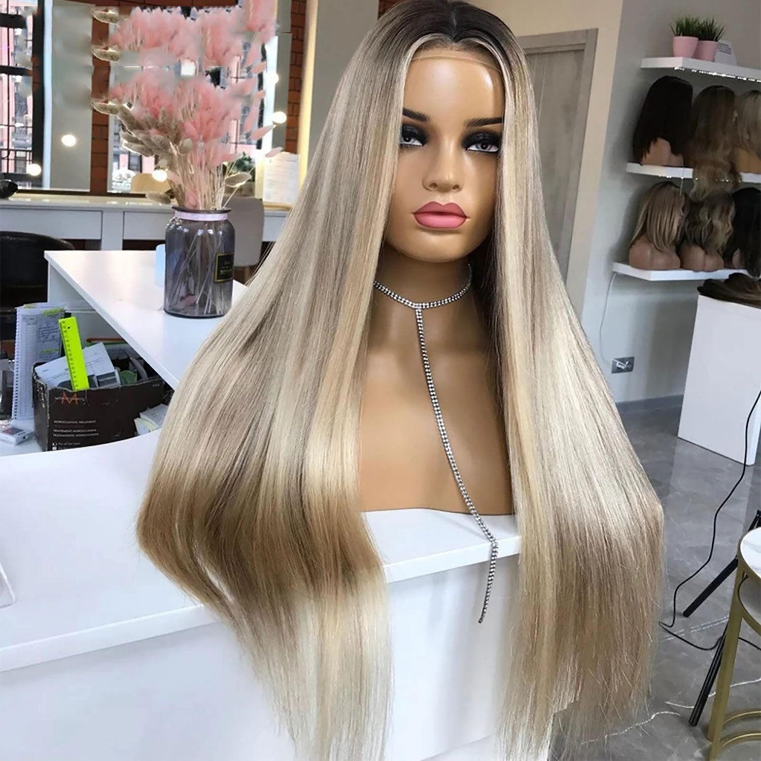 Blonde real online human hair wigs