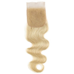 Orange Hair Weave Bundles With Blonde Closure Streaks In Front | SULMY.