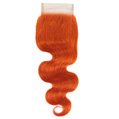 Orange Hair Weave Bundles With Closure Body Wave | SULMY.