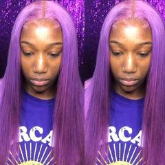 Colored Wigs Human Hair Dyed Lace Front Wigs SULMY | SULMY.