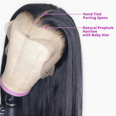 Glueless Full Lace Human Hair Wigs 360 Full Lace Front Wig -Silky Straight -SULMY | SULMY.