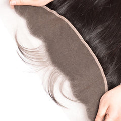 Bundles with Frontal Silky Straight Brazilian Virgin Human Hair Weave Bundles 3+1 | SULMY.