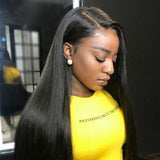 SULMY HD Lace Front Wig 100% Human Hair Silky Straight