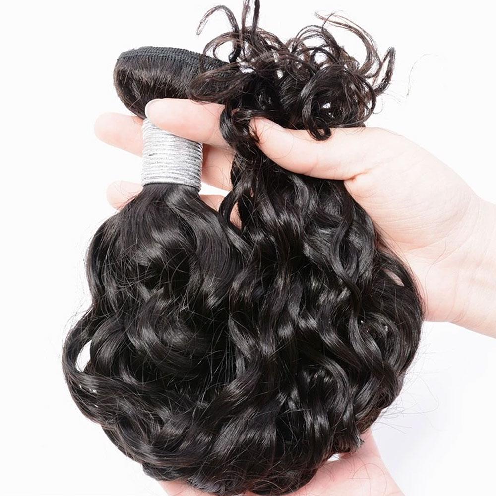 Bundles with Frontal Water Wave Brazilian Virgin Human Hair Weave Bundles 3+1 | SULMY.