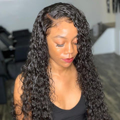 4x4 Lace Closure Wig Pre Plucked Closure Wigs 180% Density -Water Wave -SULMY | SULMY.